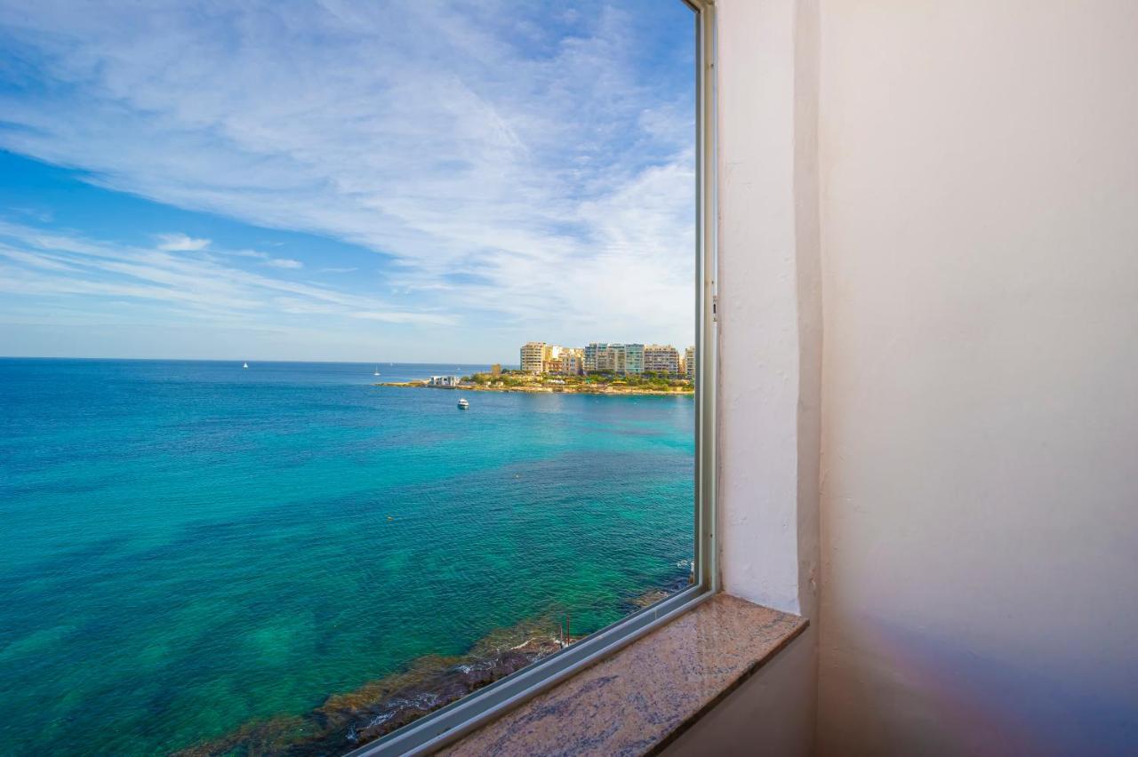 Spinola Bay Top Floor Seafront 3 Bedroom Apartment With Panoramic Sea Views - By Getawaysmalta Saint Julian's Luaran gambar