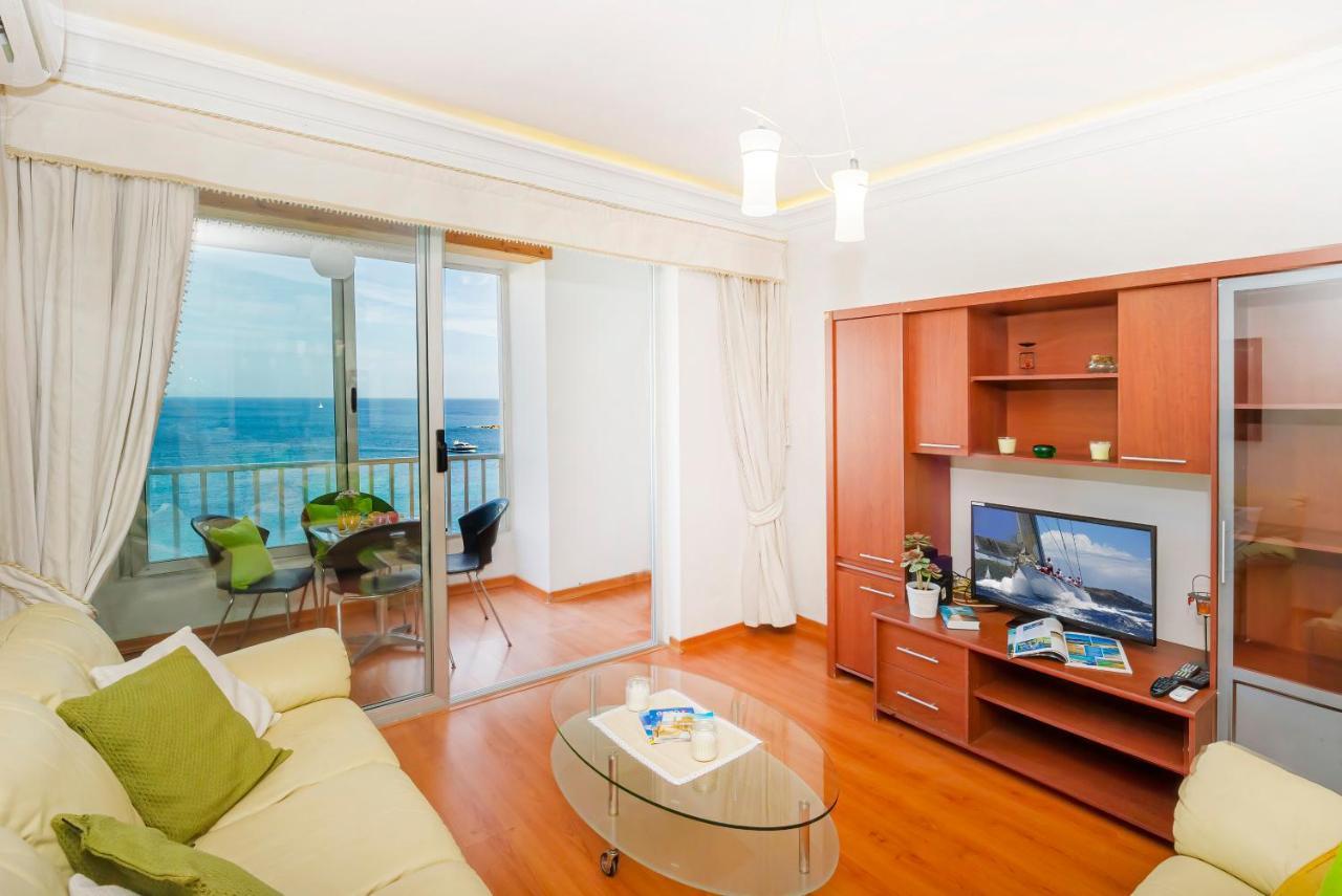 Spinola Bay Top Floor Seafront 3 Bedroom Apartment With Panoramic Sea Views - By Getawaysmalta Saint Julian's Luaran gambar