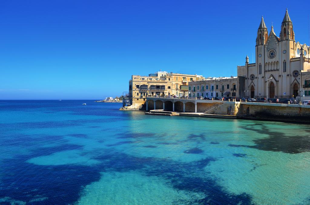 Spinola Bay Top Floor Seafront 3 Bedroom Apartment With Panoramic Sea Views - By Getawaysmalta Saint Julian's Luaran gambar