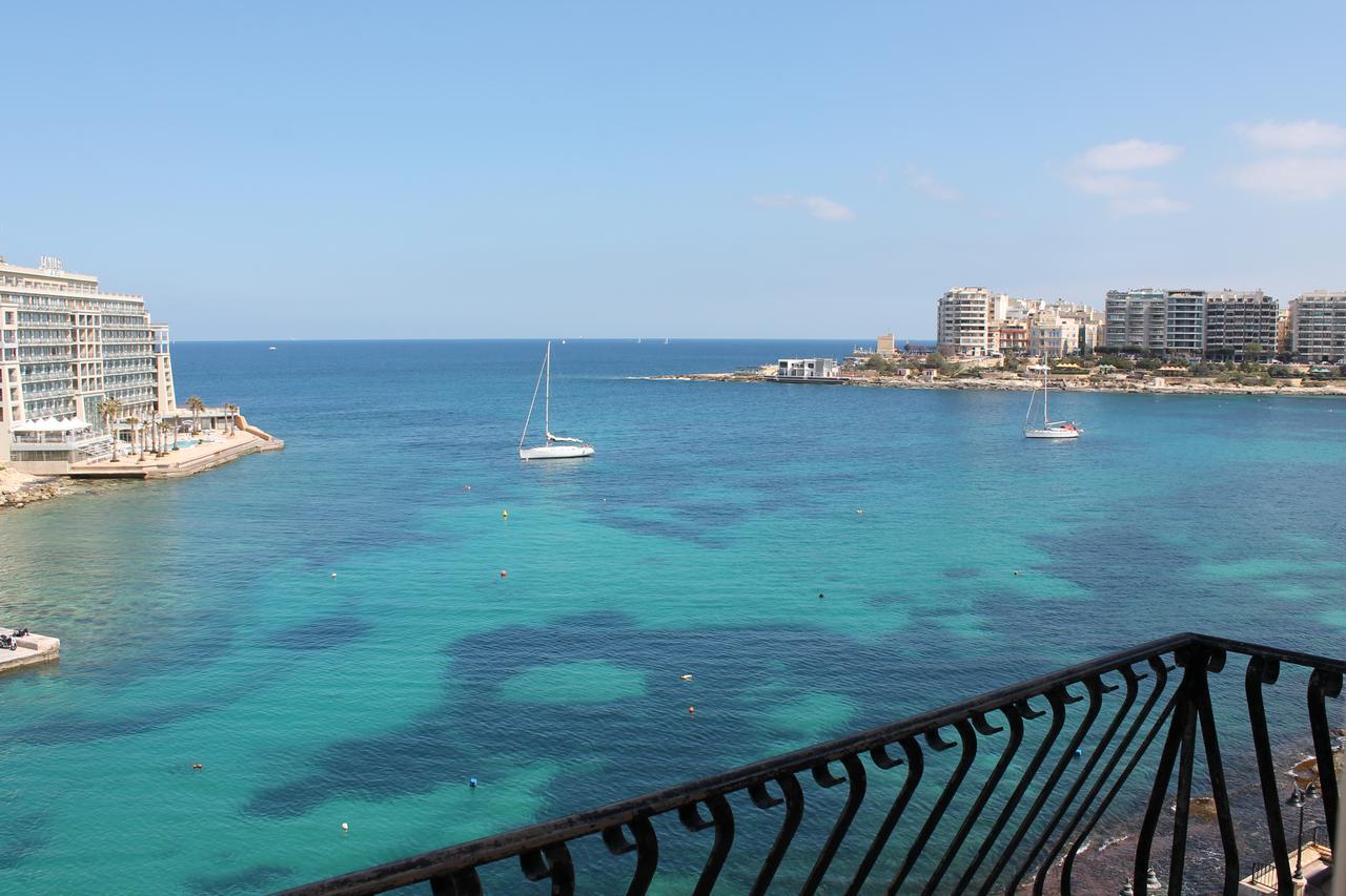 Spinola Bay Top Floor Seafront 3 Bedroom Apartment With Panoramic Sea Views - By Getawaysmalta Saint Julian's Luaran gambar