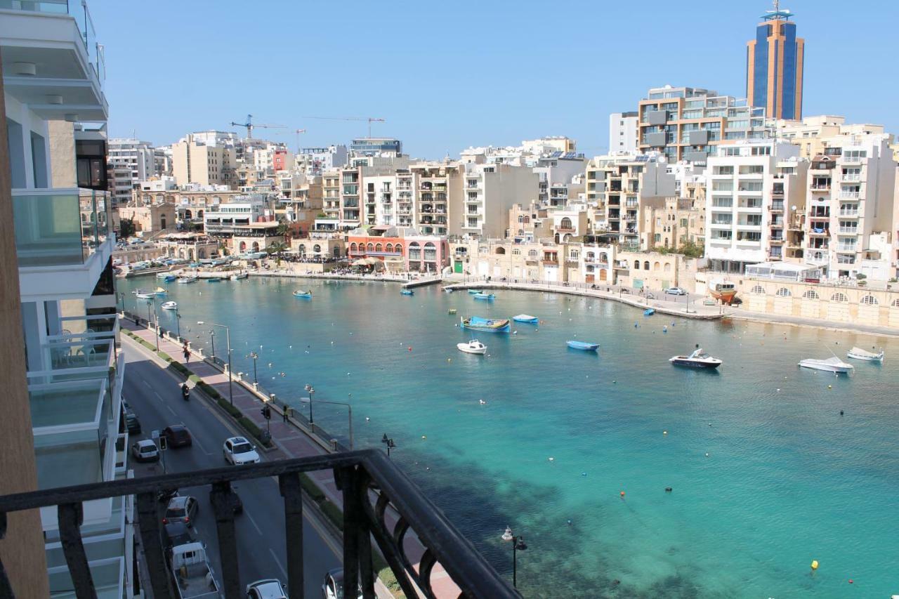 Spinola Bay Top Floor Seafront 3 Bedroom Apartment With Panoramic Sea Views - By Getawaysmalta Saint Julian's Luaran gambar
